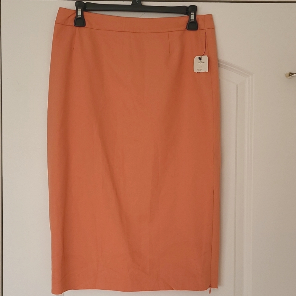 NWT Anne Klein Escape Peach Skirt